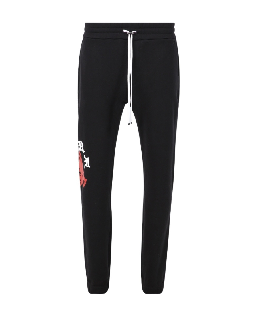 Amiri Logo-print Track Pants In Black