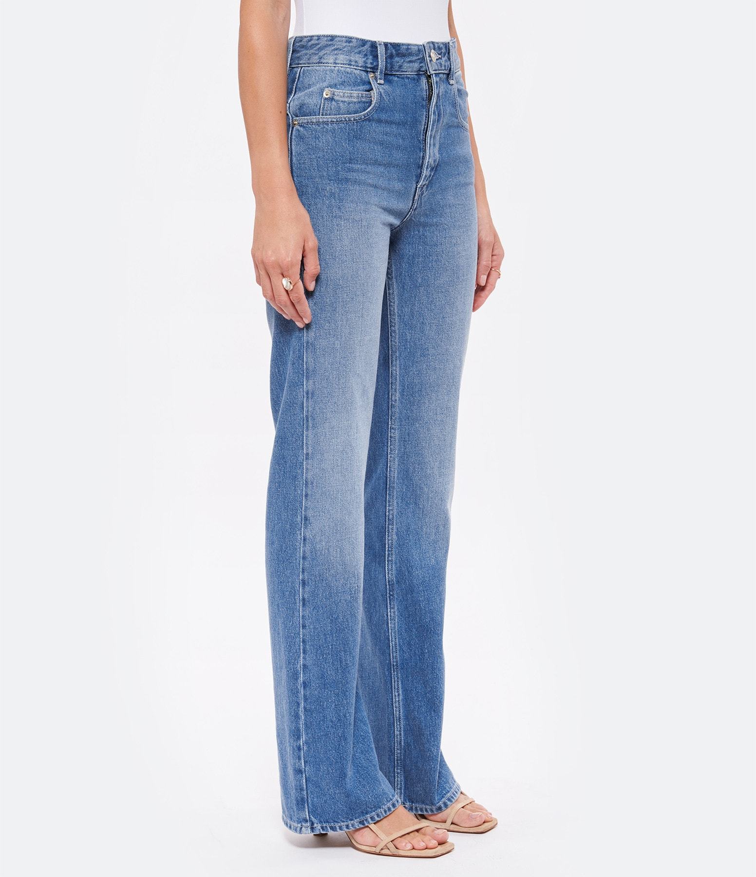 Isabel Marant Étoile High-rise Bootcut Jeans In Blue