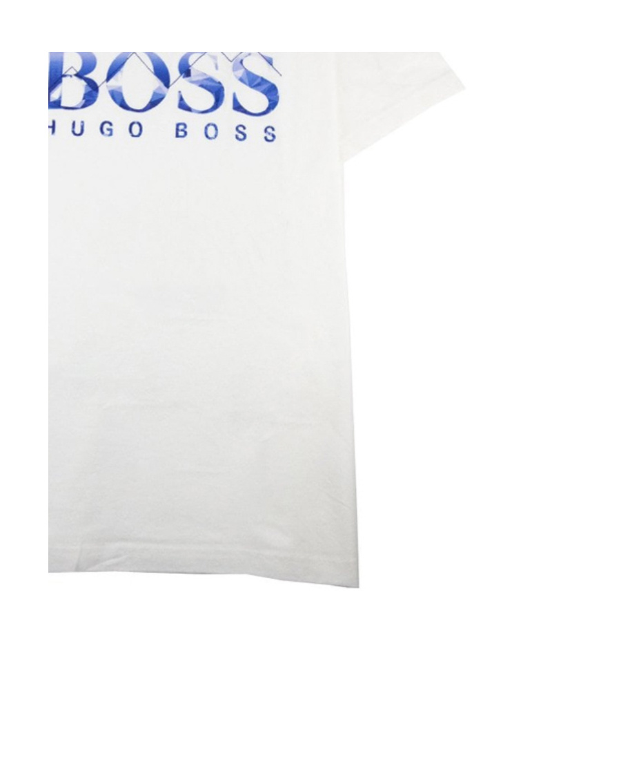 Hugo Boss Embroidered Logo T-shirt In White