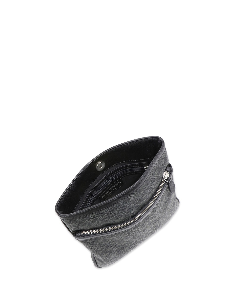 Emporio Armani Logo Logo Satchel Bag In Black
