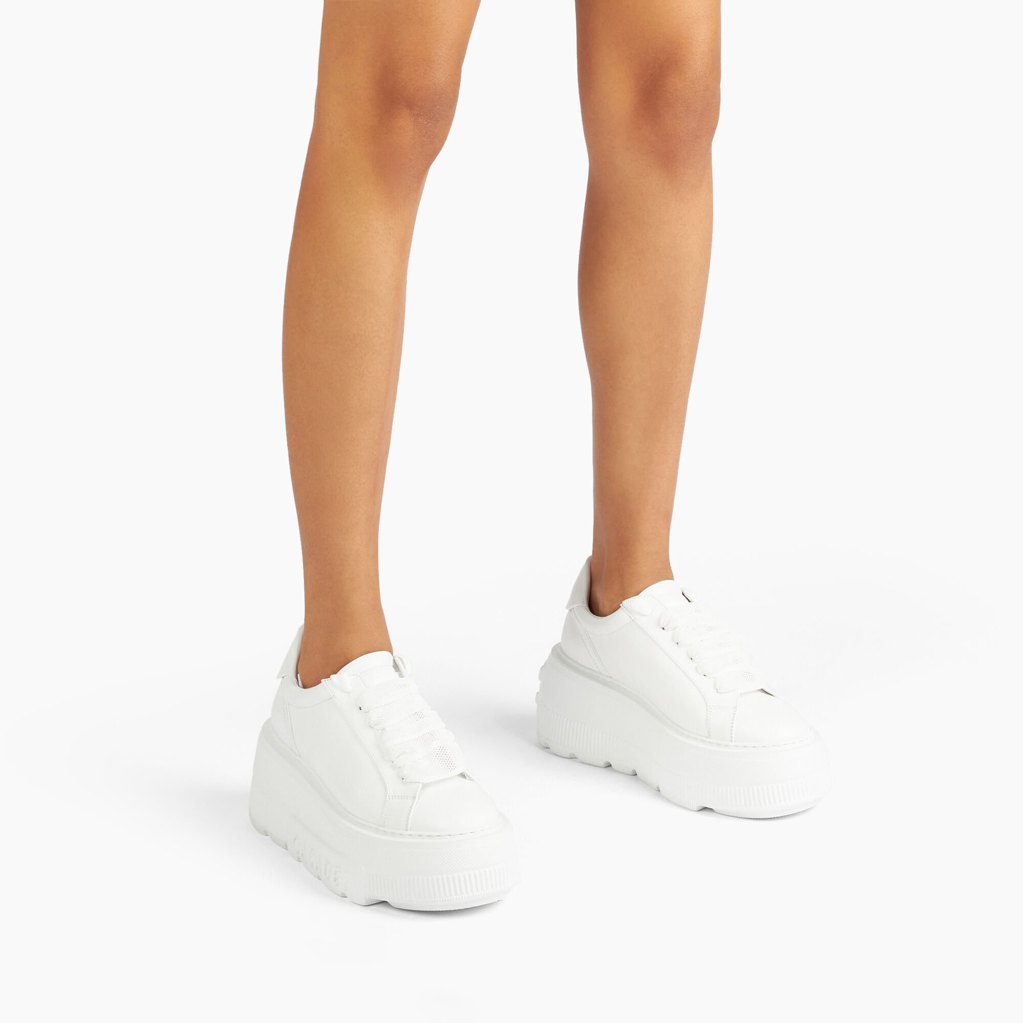 Casadei Nexus Platform Sneakers In White