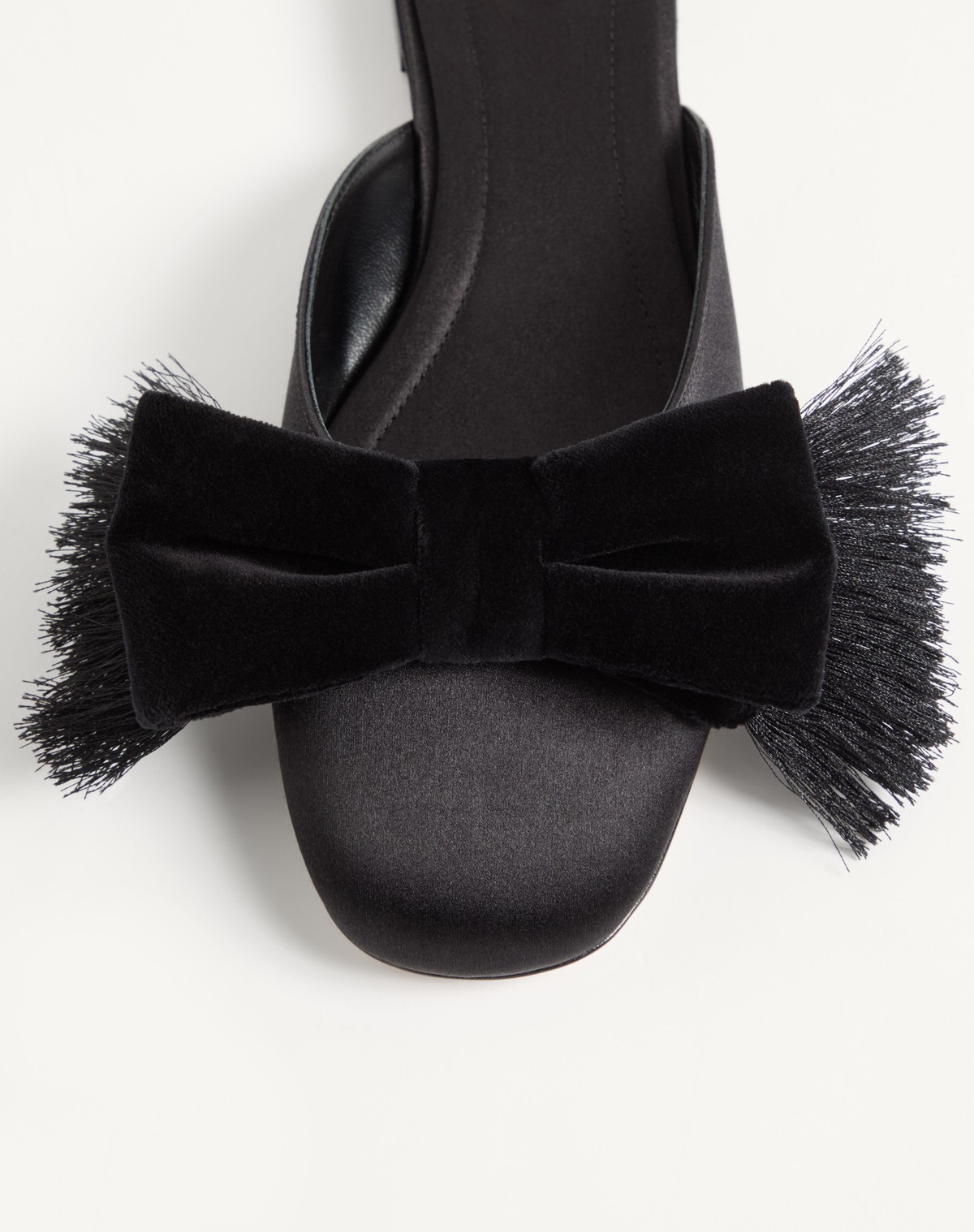 Valentino Slingback Mules In Black