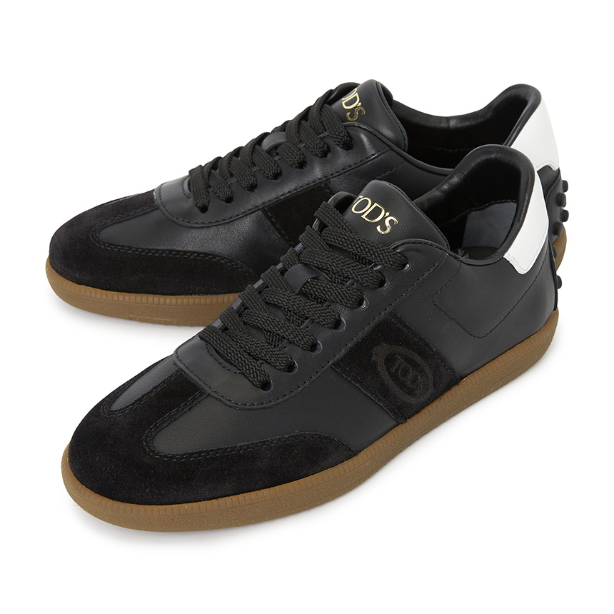 Tod's Lace-up Low-top Sneakers In Black