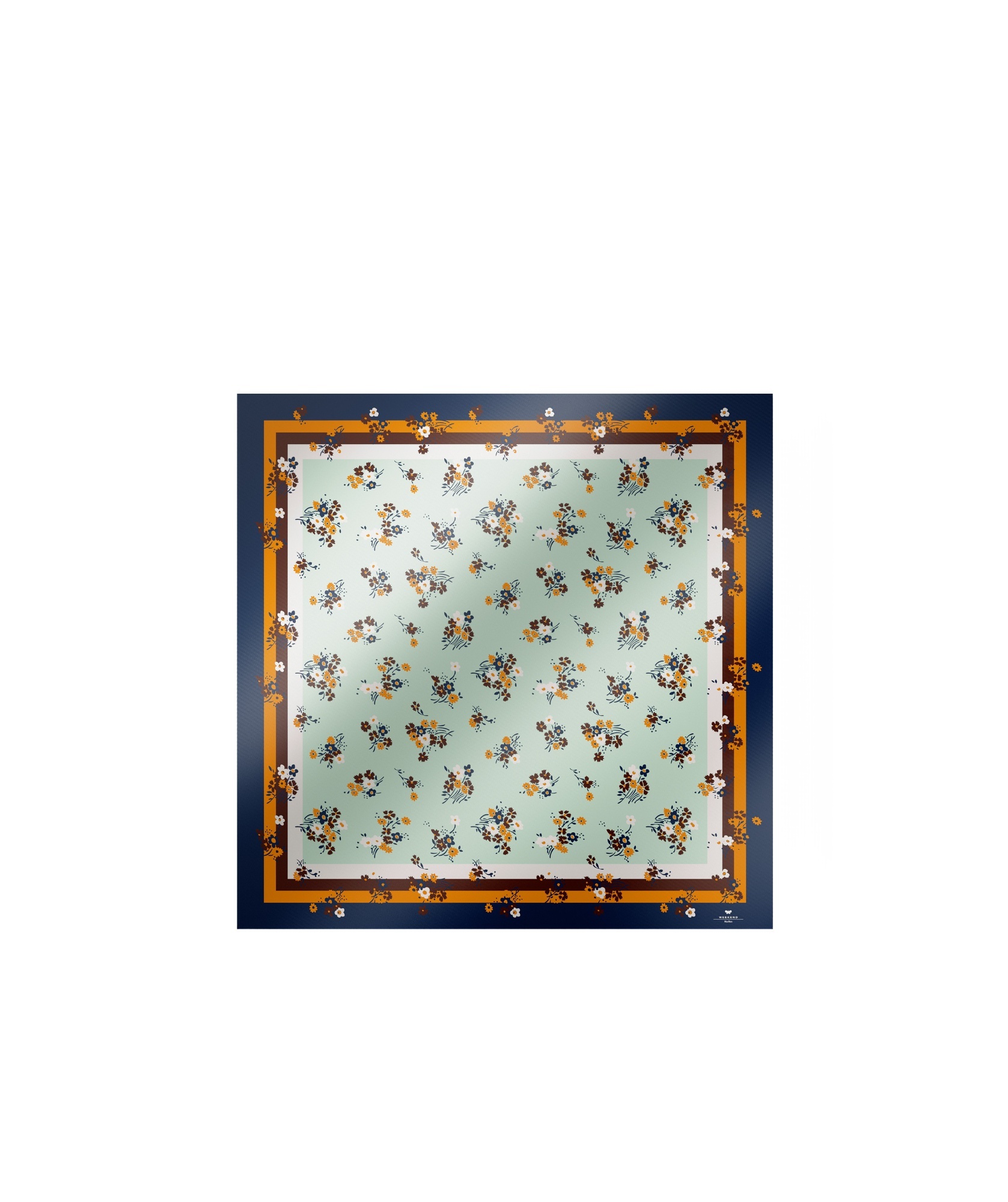 Weekend Max Mara Printed Silk Scarf In Multicolor