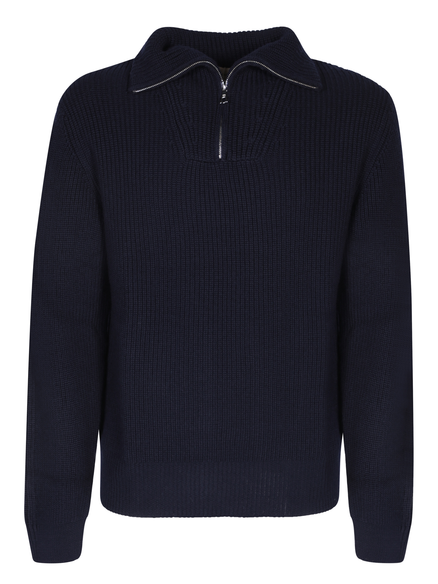 Officine Generale Tarek Wool Jumper In Blue