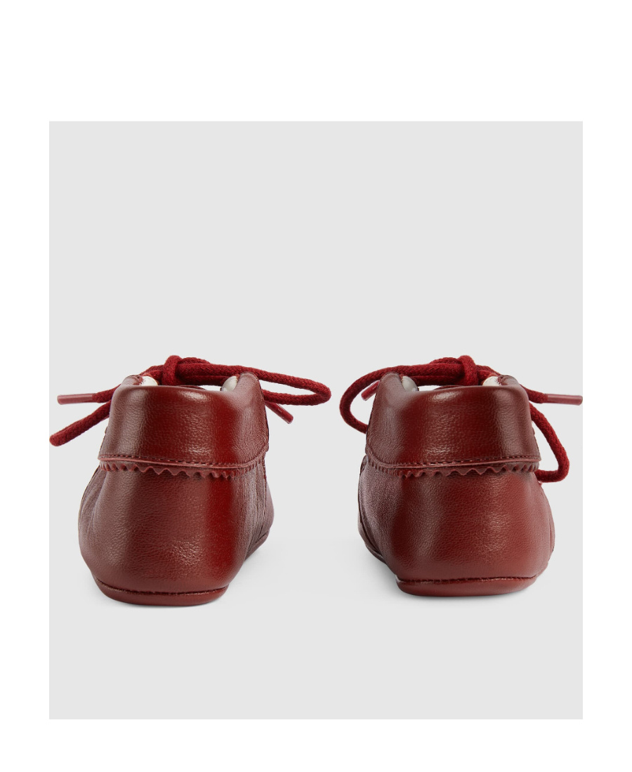 Gucci Gg Lace-up Fastening Shoes In Red