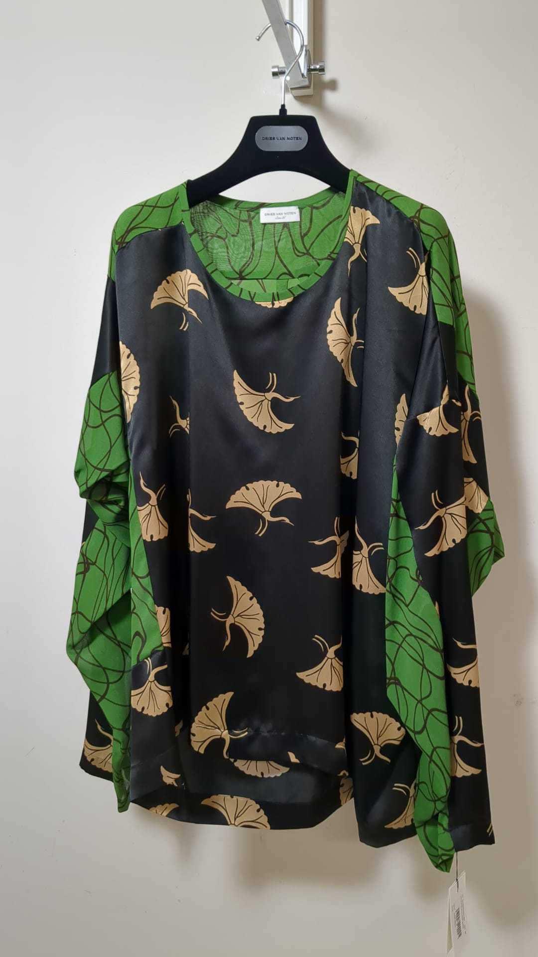 Dries Van Noten Asymmetrical Coat In Black