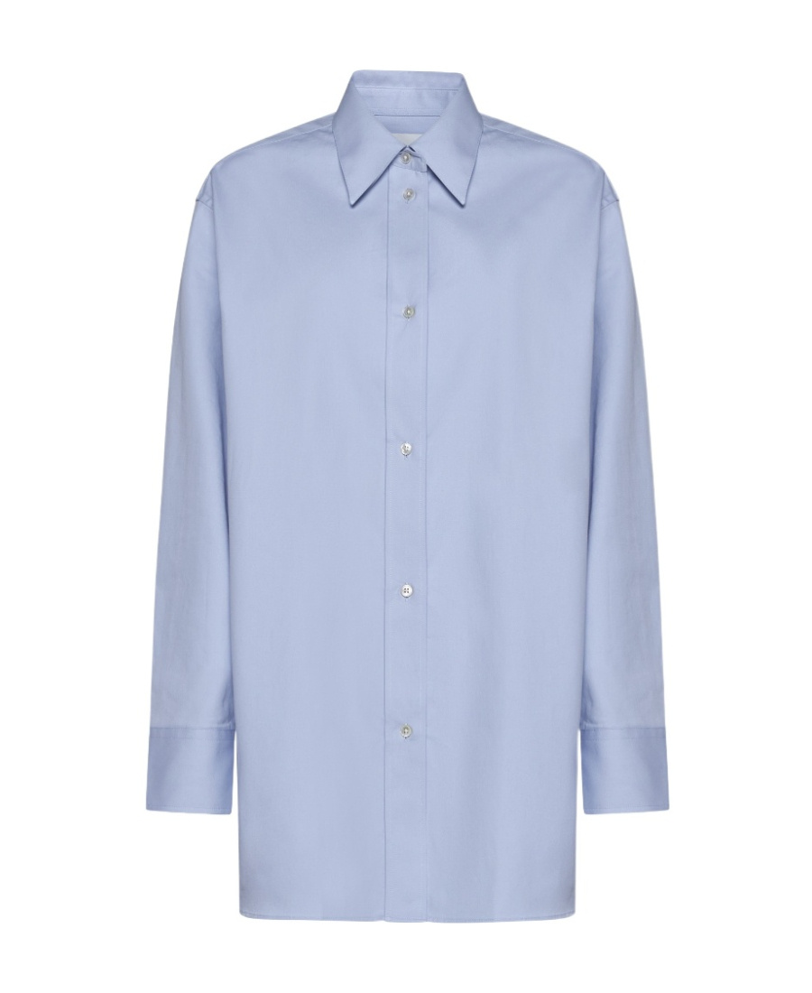 Studio Nicholson Santos Poplin Shirt In Blue