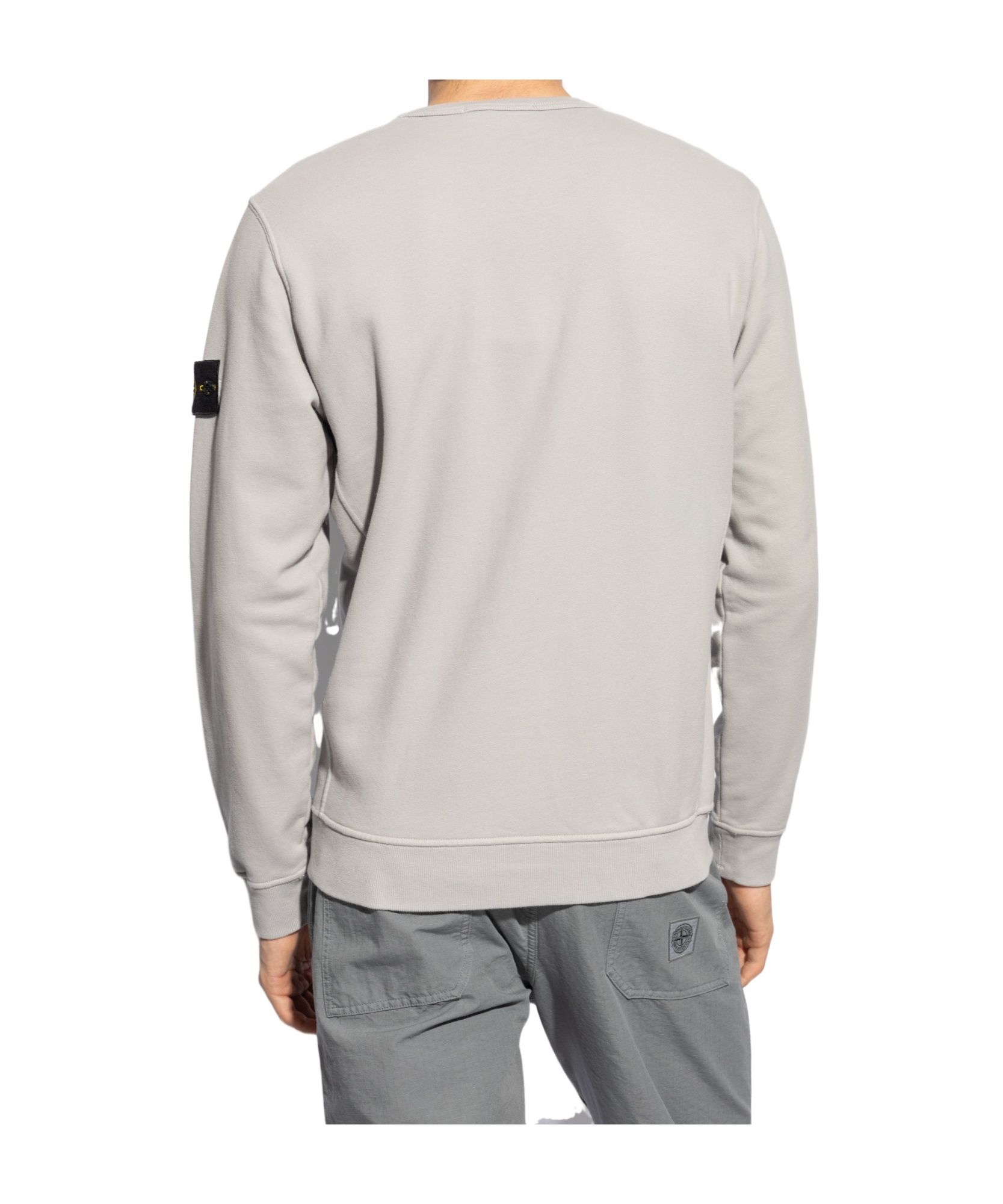 Stone Island Crewneck Sweatshirt In Gray