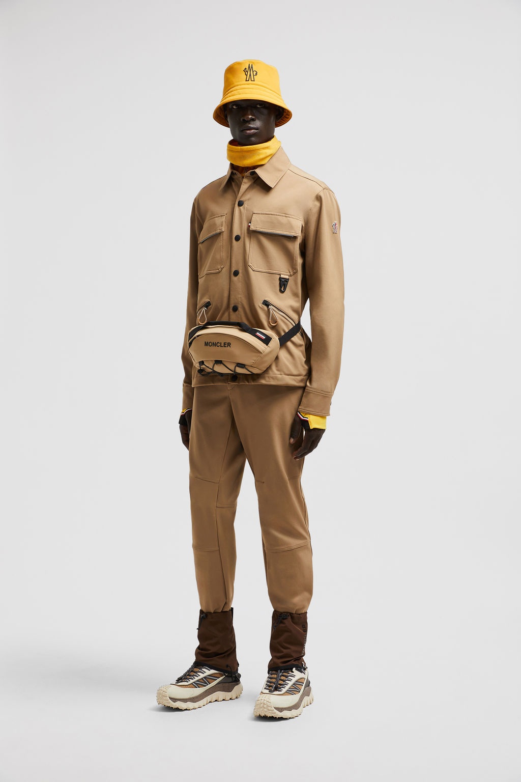 Moncler Veste-chemise Vadret In Green