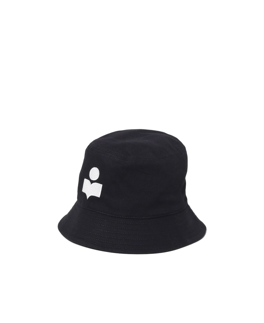 Isabel Marant Haley Embroidered-logo Bucket Hat In Grey