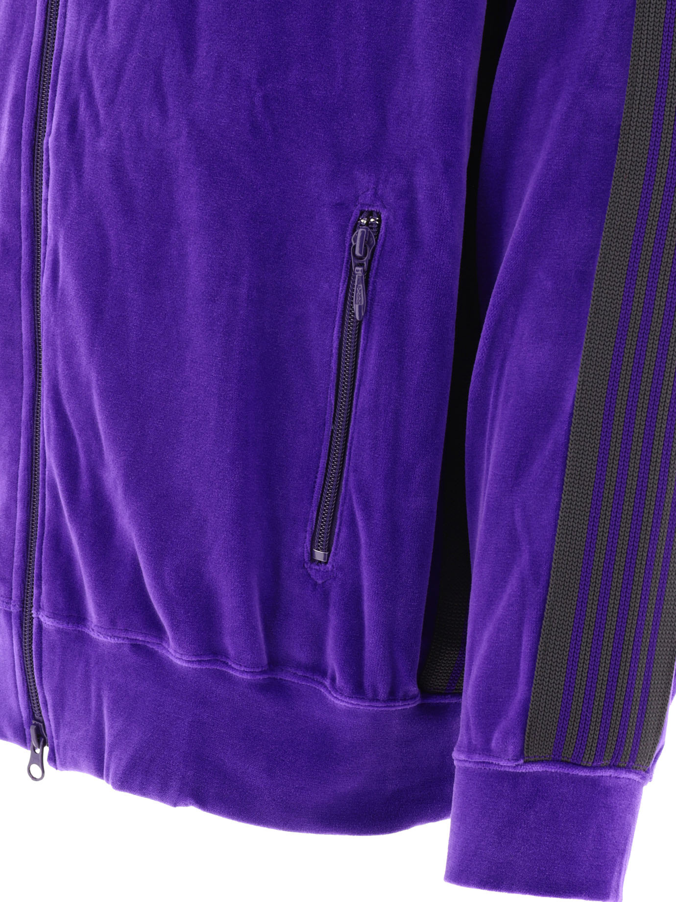 Needles Men's Velvet Sweatshirt In Purple