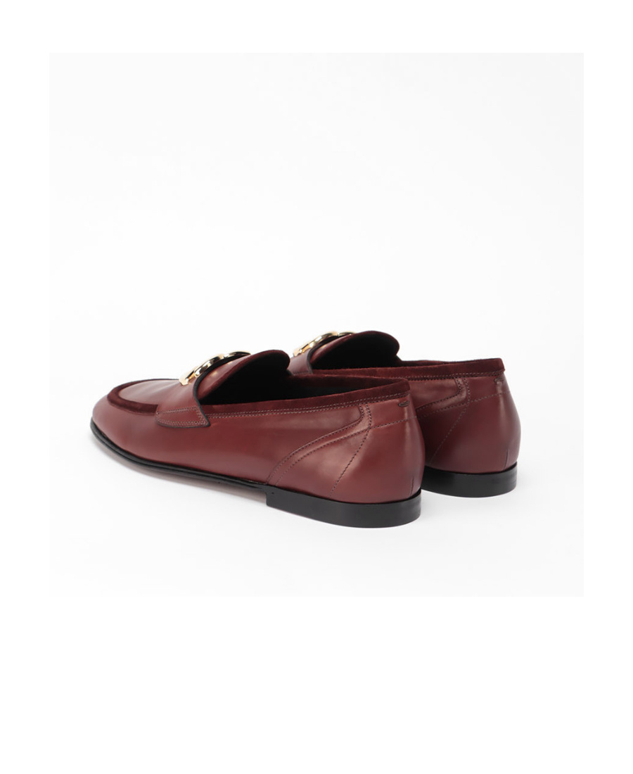 Dolce & Gabbana Dolce Gabbana Logo Plaque Slip-on Loafers In Red