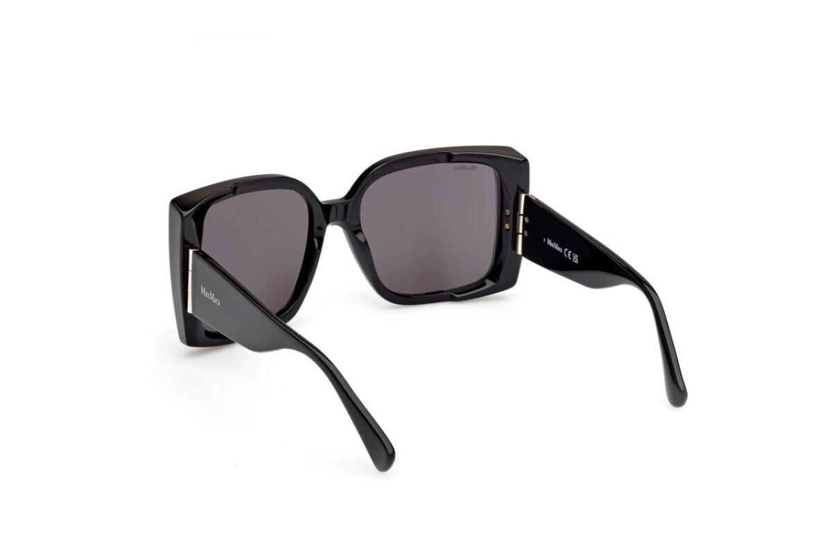 Max Mara Full Frame Sunglasses In Black