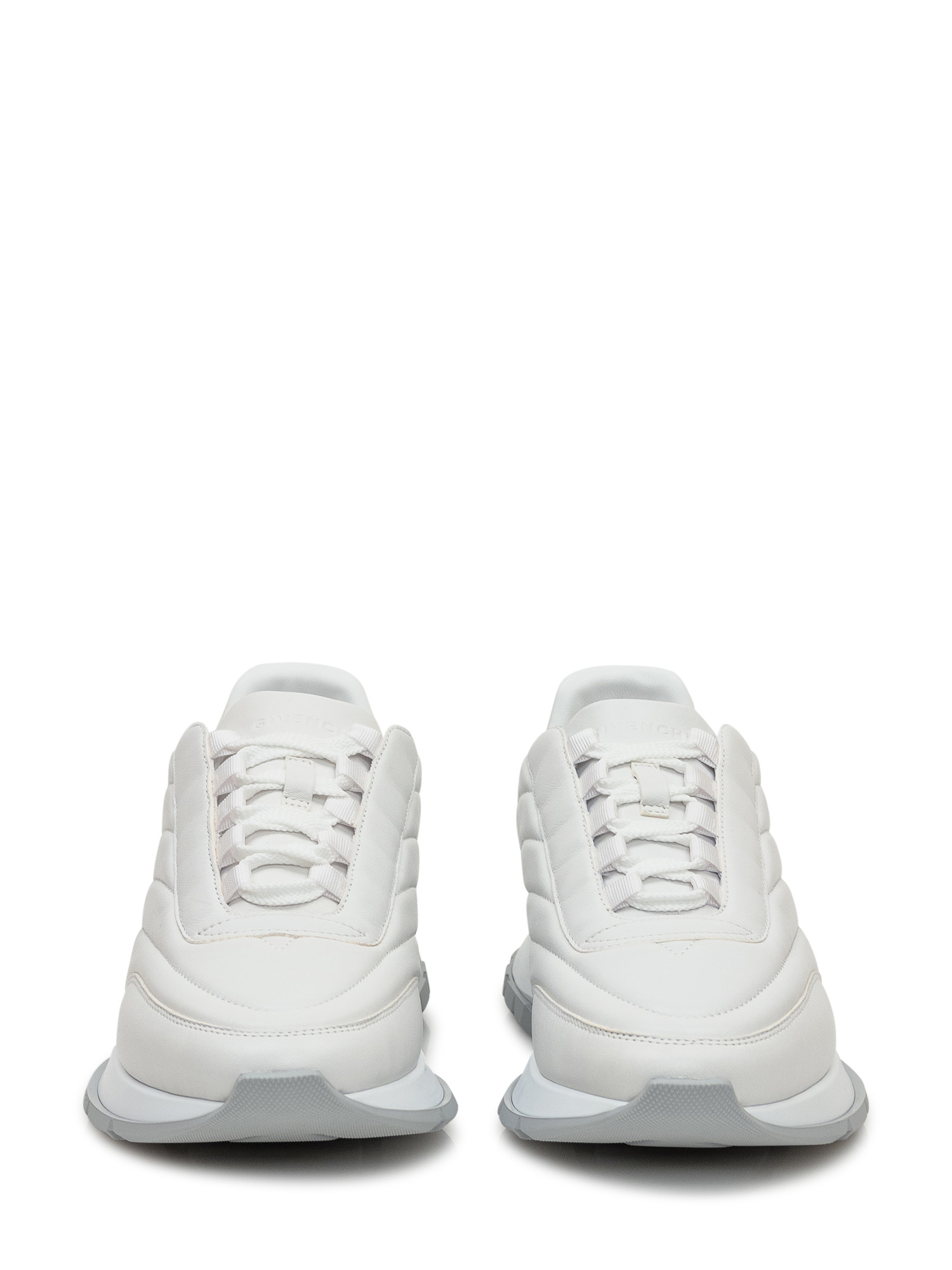 Givenchy Trainers Sneakers In Shiny Padded Leather In White