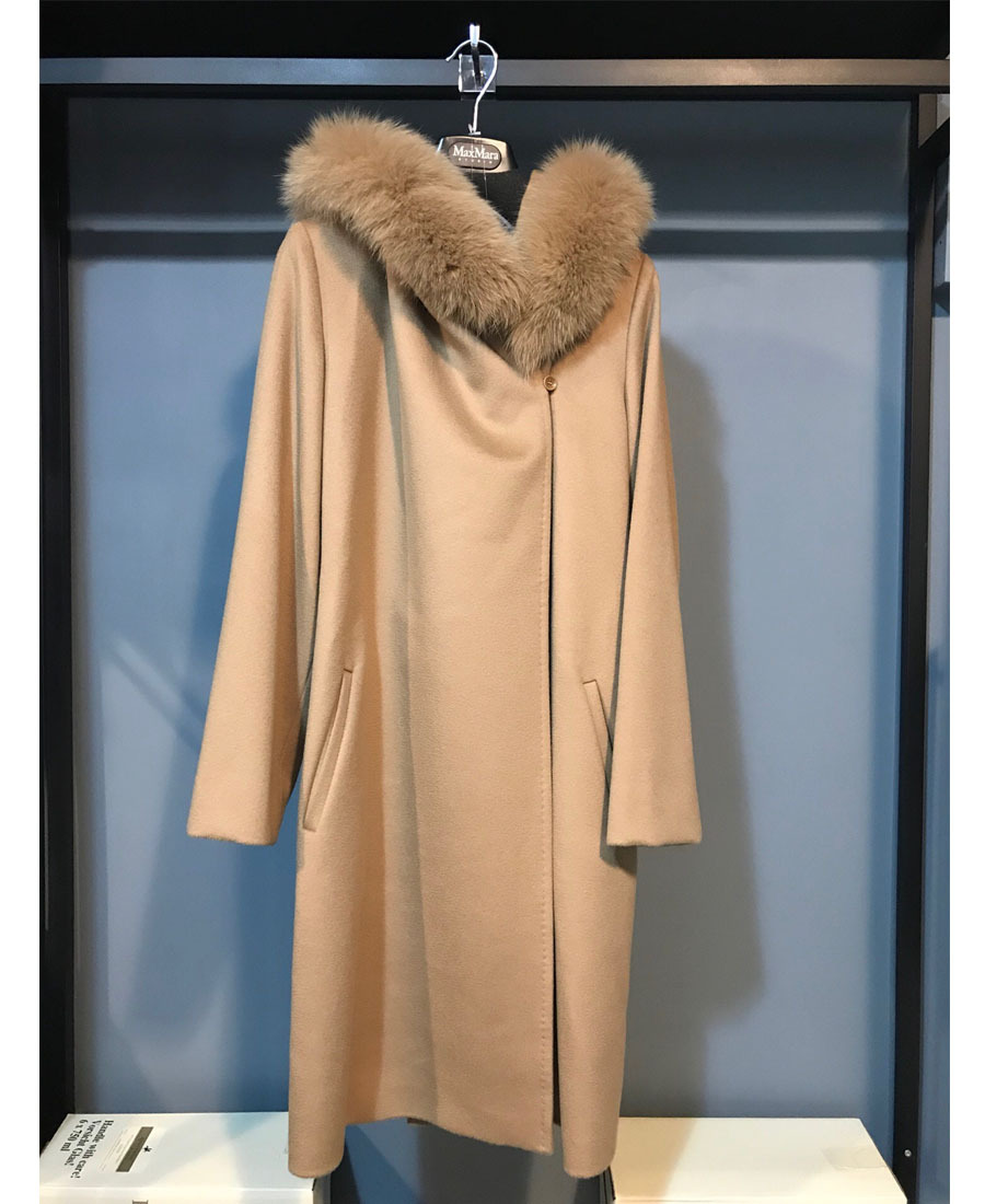 MAX MARA MANGO GIRDLE COAT