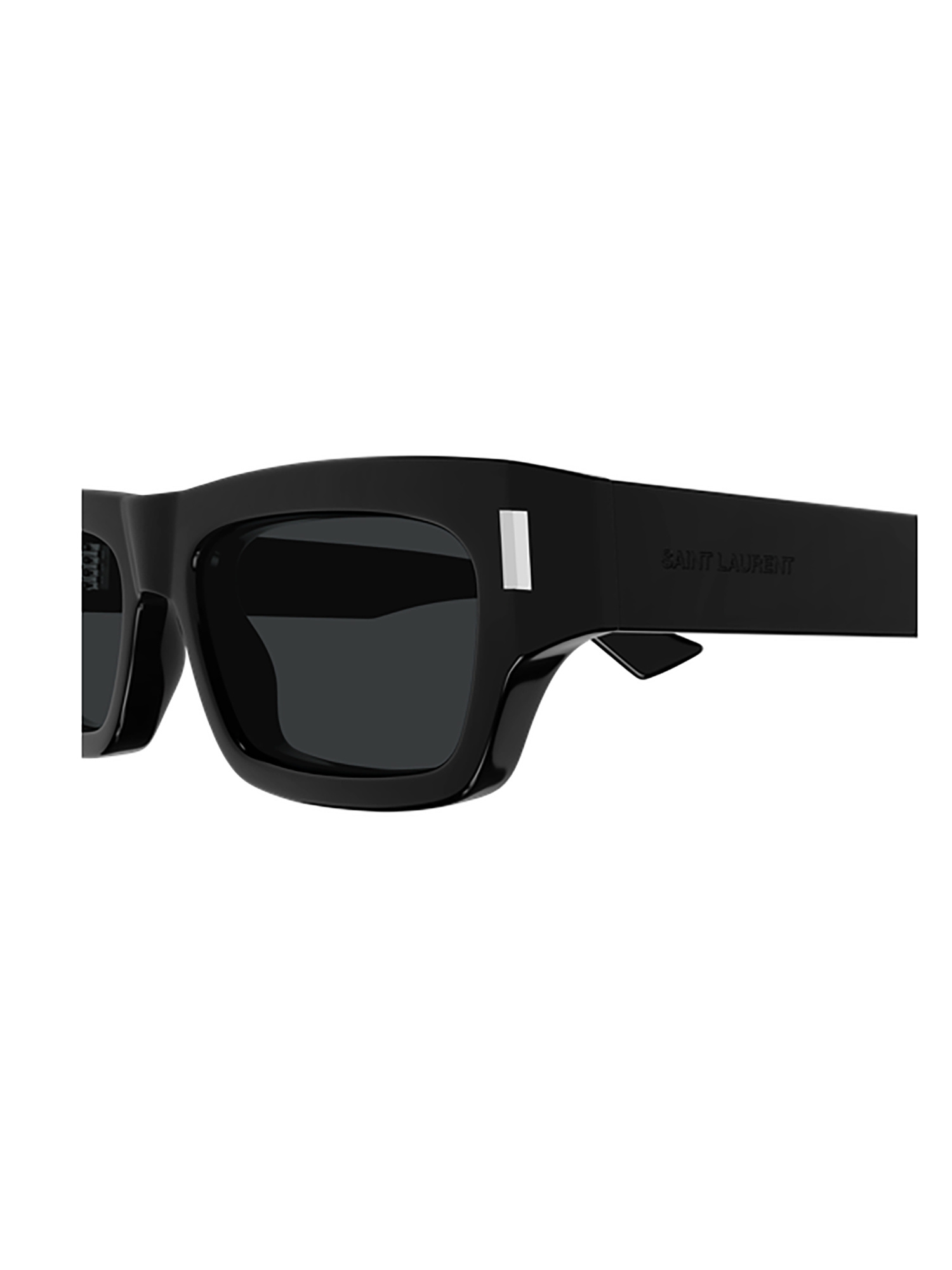 Saint Laurent 54mm Rectangular Sunglasses In Black