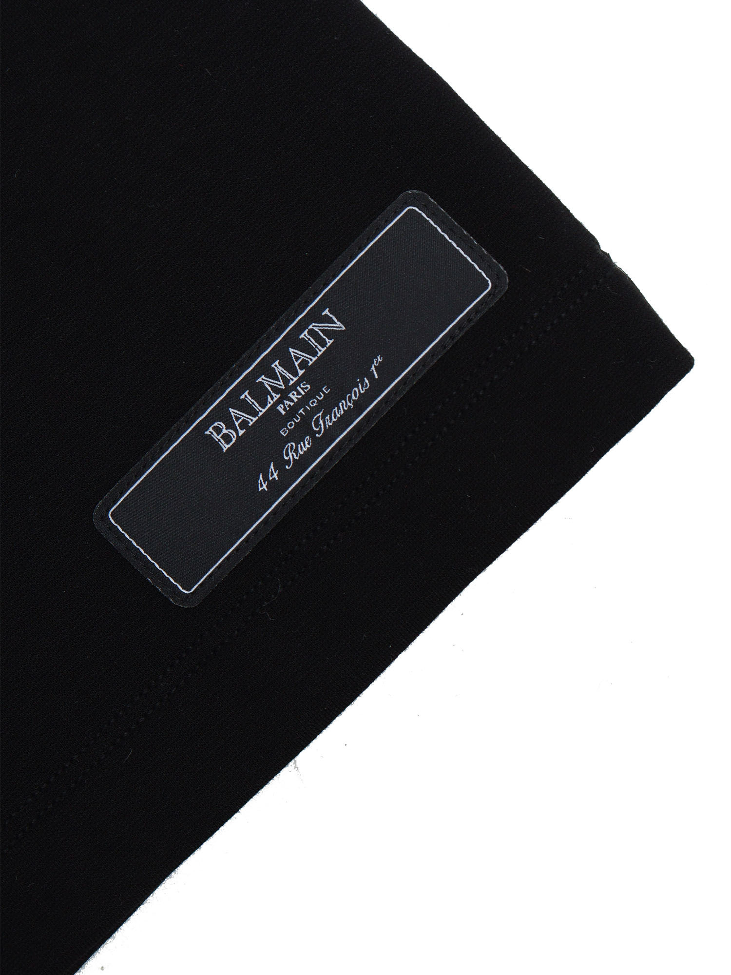 Balmain Layered-effect Dress In Black