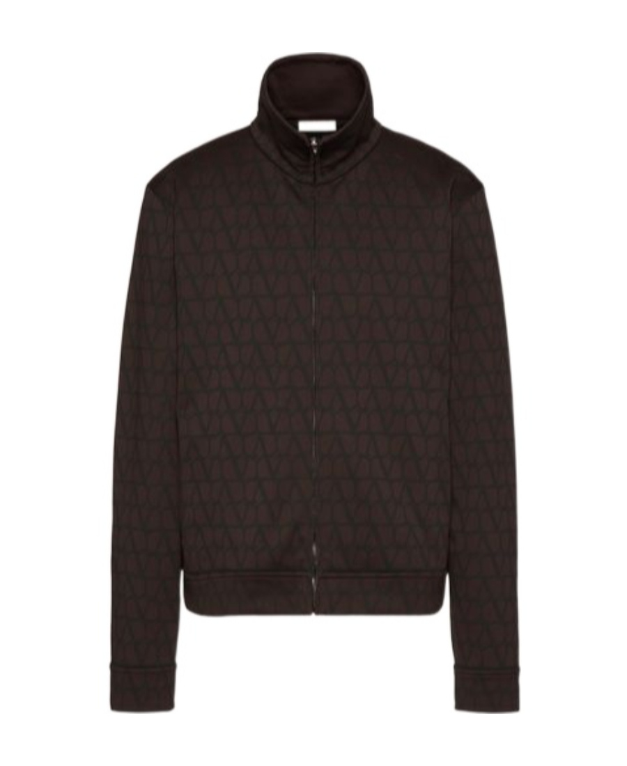 Valentino Toile Iconographe-print Track Jacket In Black