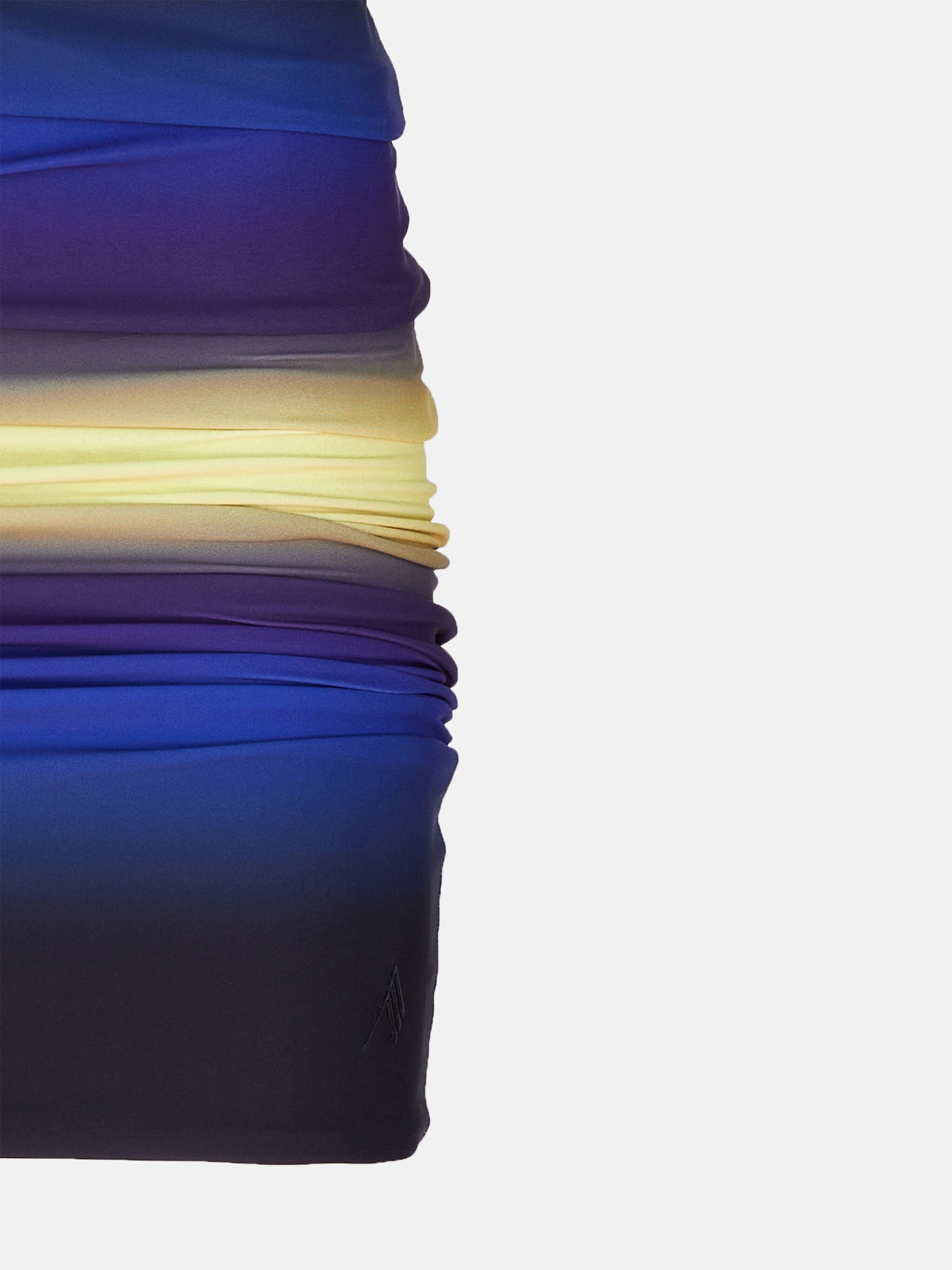 Attico Gradient-effect Swim Skirt In Blue