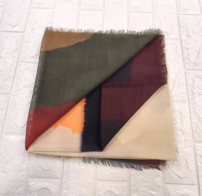 Bottega Veneta Fringed Scarf In Black