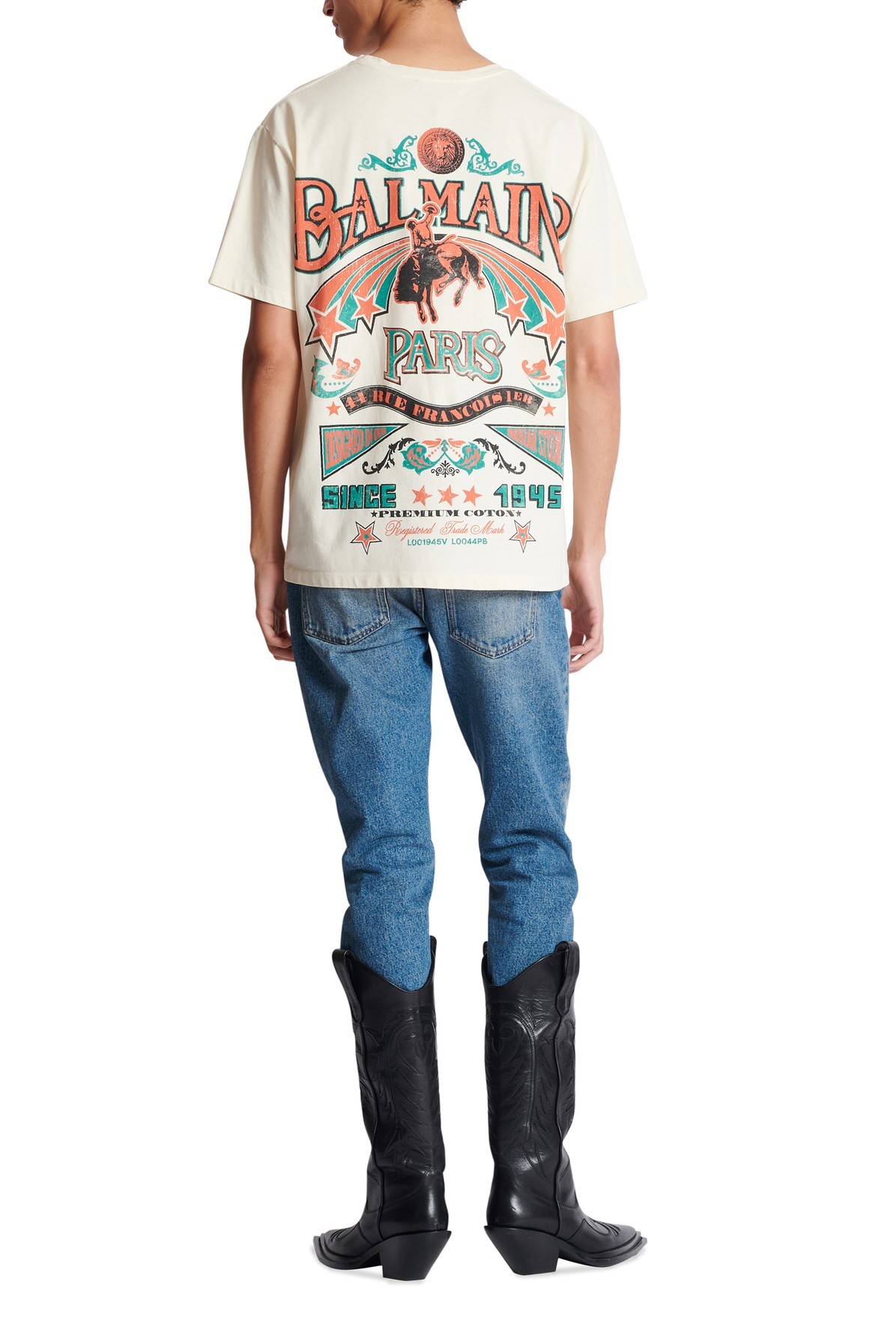 BALMAIN LOGO SHORT-SLEEVED T-SHIRT