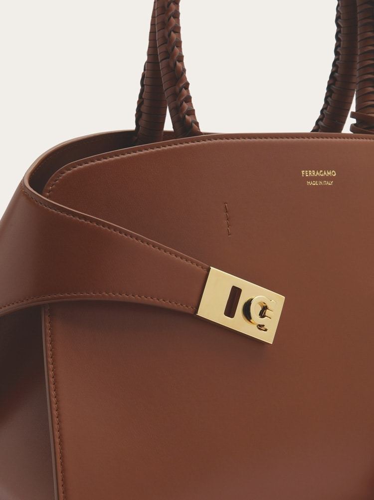 Ferragamo Handbag With Handle In Brown