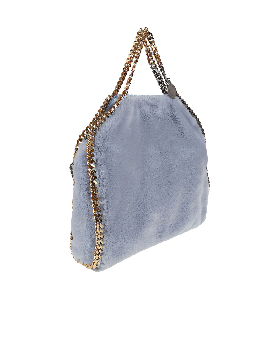 Stella Mccartney Falabella Chain Linked Tote Bag In Blue
