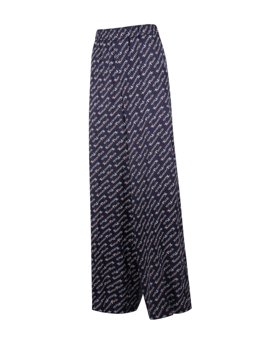 Kenzo X Verdy Logo-print Pajama Pants In Black
