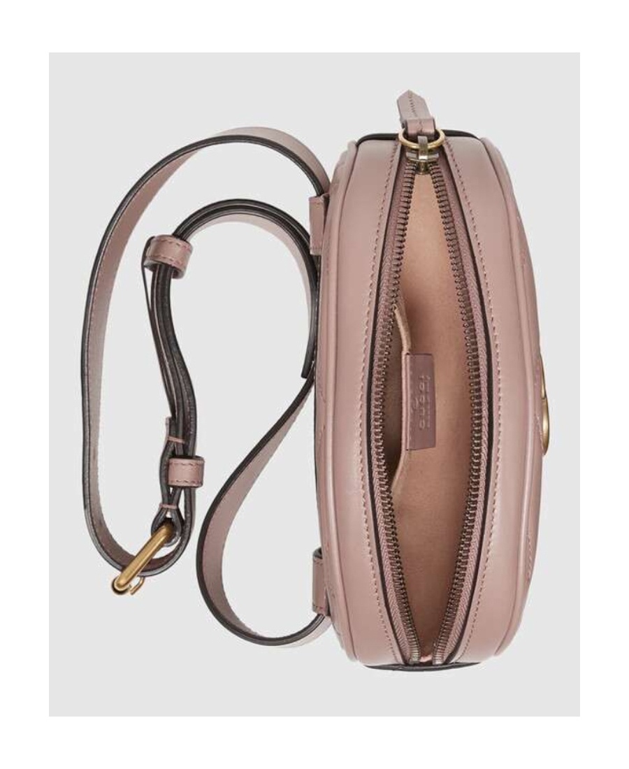 Gucci Gg Marmont Quilted Waist Pack In Pink