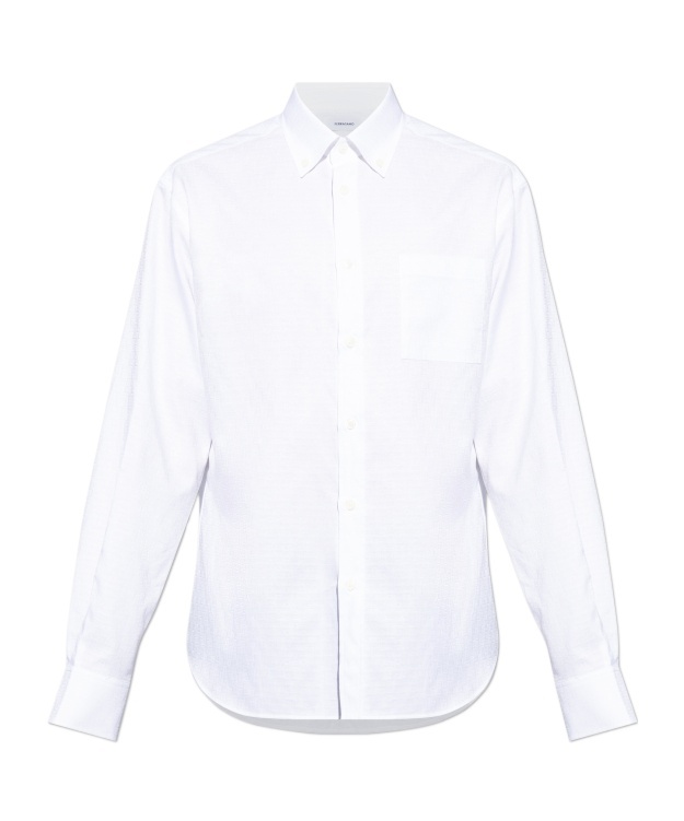 Ferragamo Long Sleeve Shirt In White