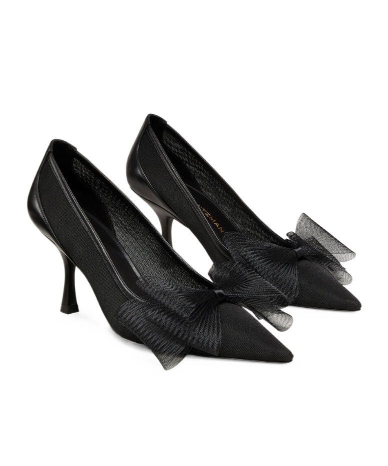 Stuart Weitzman Bow High Heels In Black