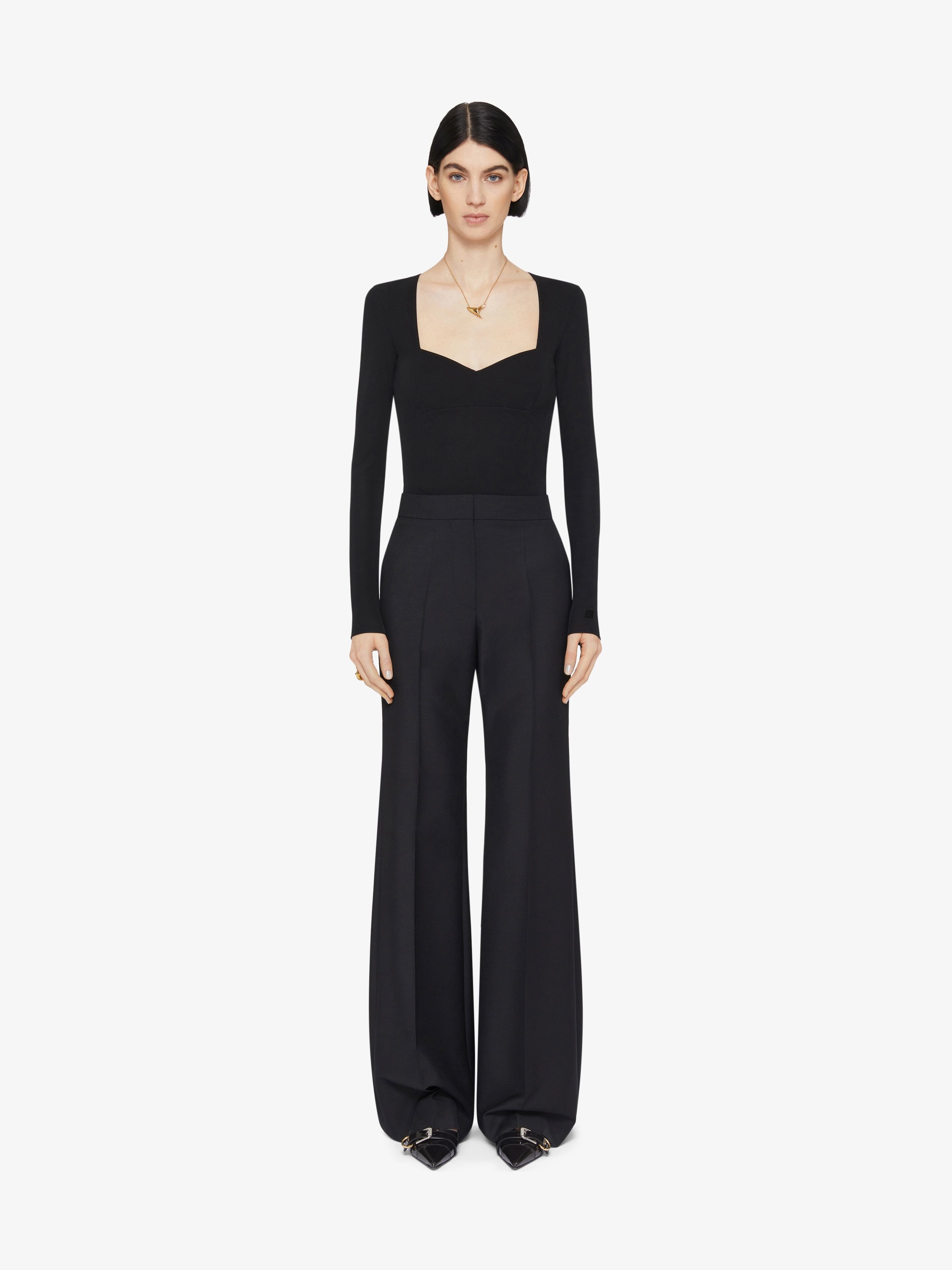 Givenchy Embroidery Logo Jumpsuit In Black