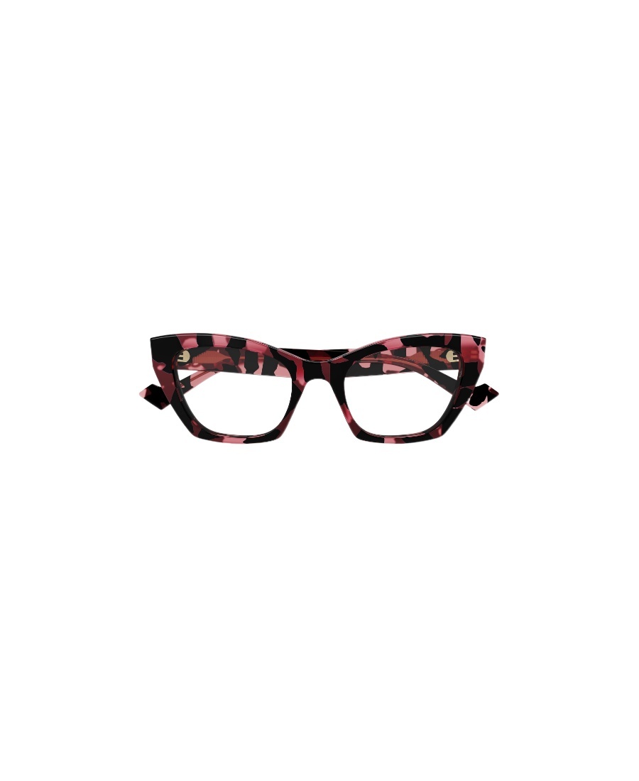 Gucci Logo-plaque Cat-eye-frame Glasses In Black