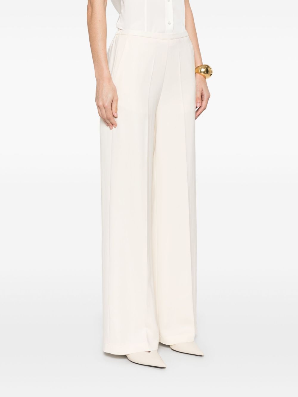 Shop Forte Forte Crepe Palazzo Pants