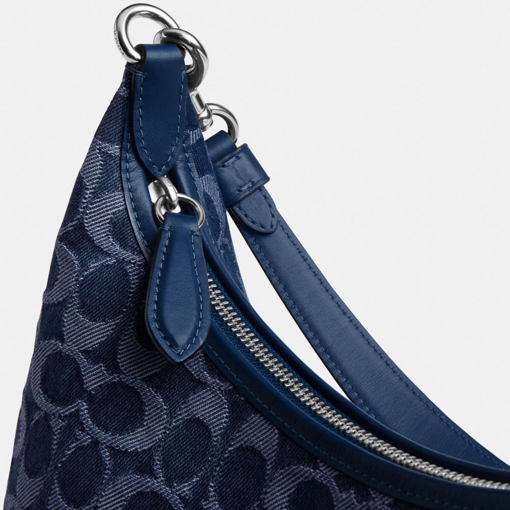 Coach Juliet Shoulder Bag In Signature Denim In Blue