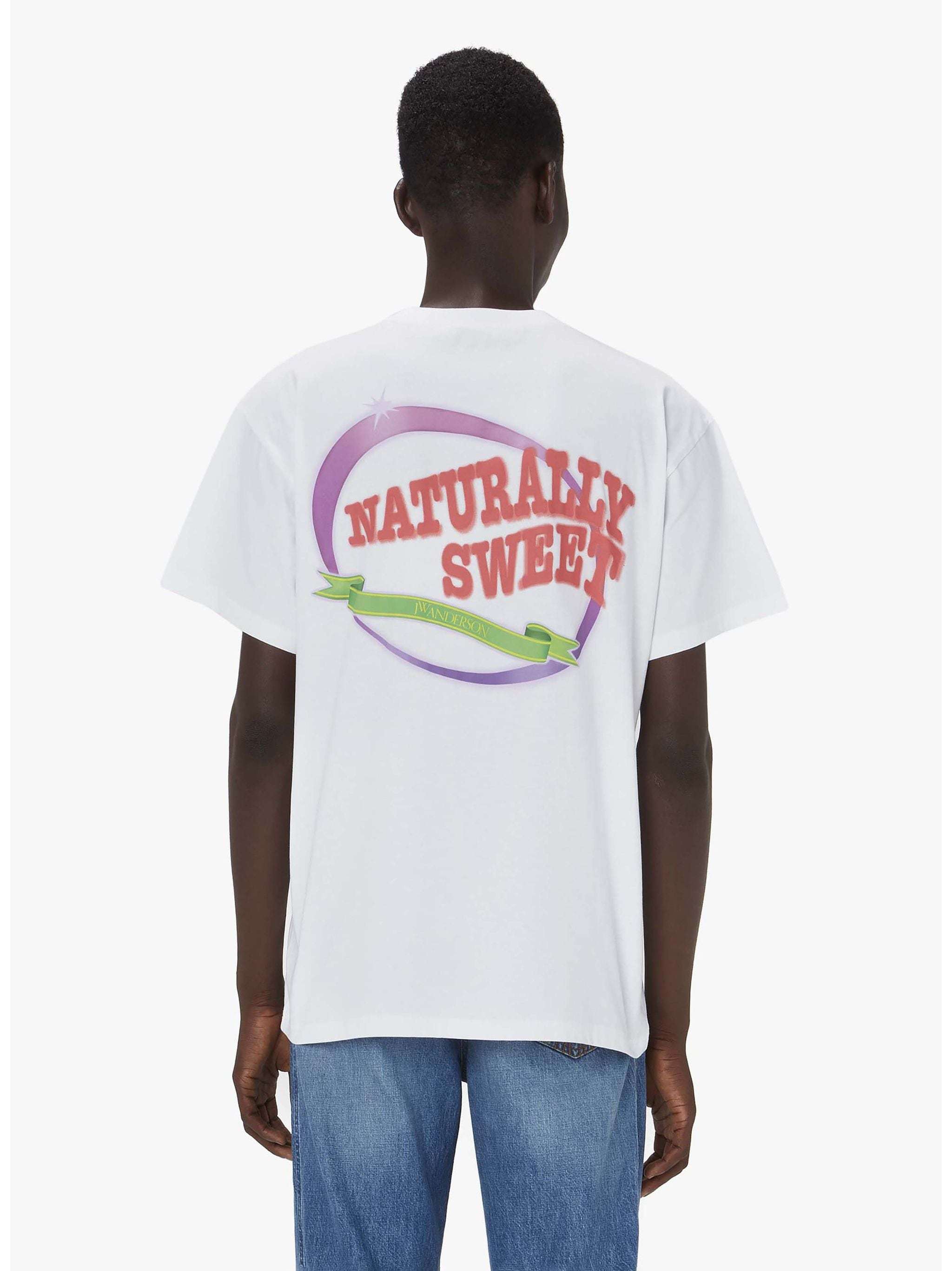 Jw Anderson Naturally Sweet Cotton T-shirt In White