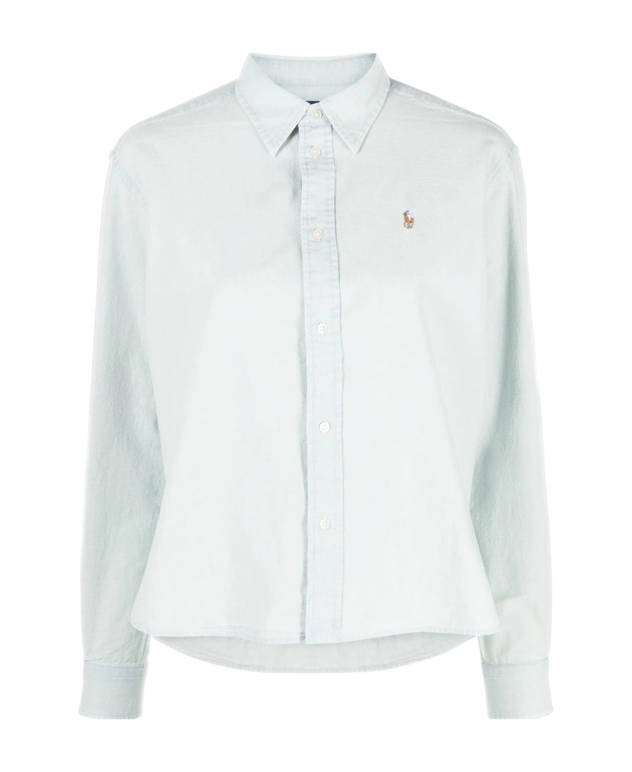Polo Ralph Lauren Long-sleeve Button-up Shirt In White