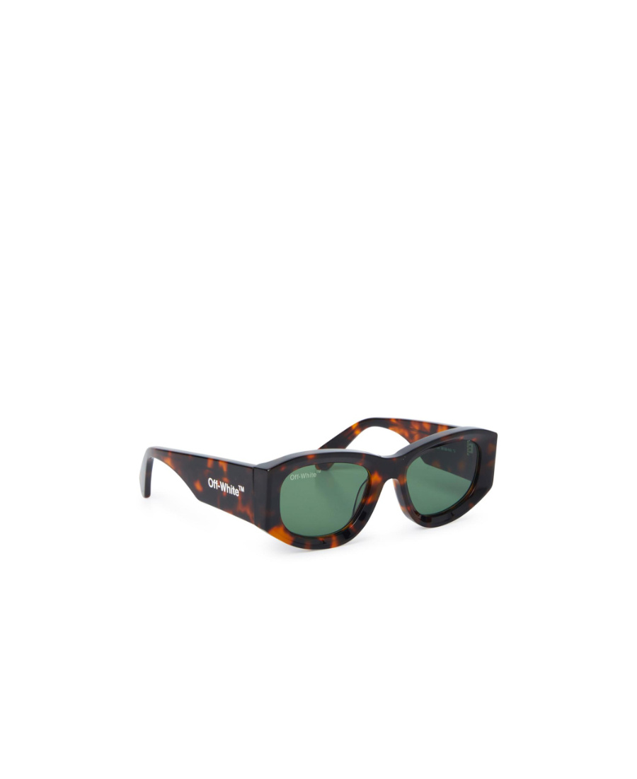 Off-white Full-frame Sunglasses In Green