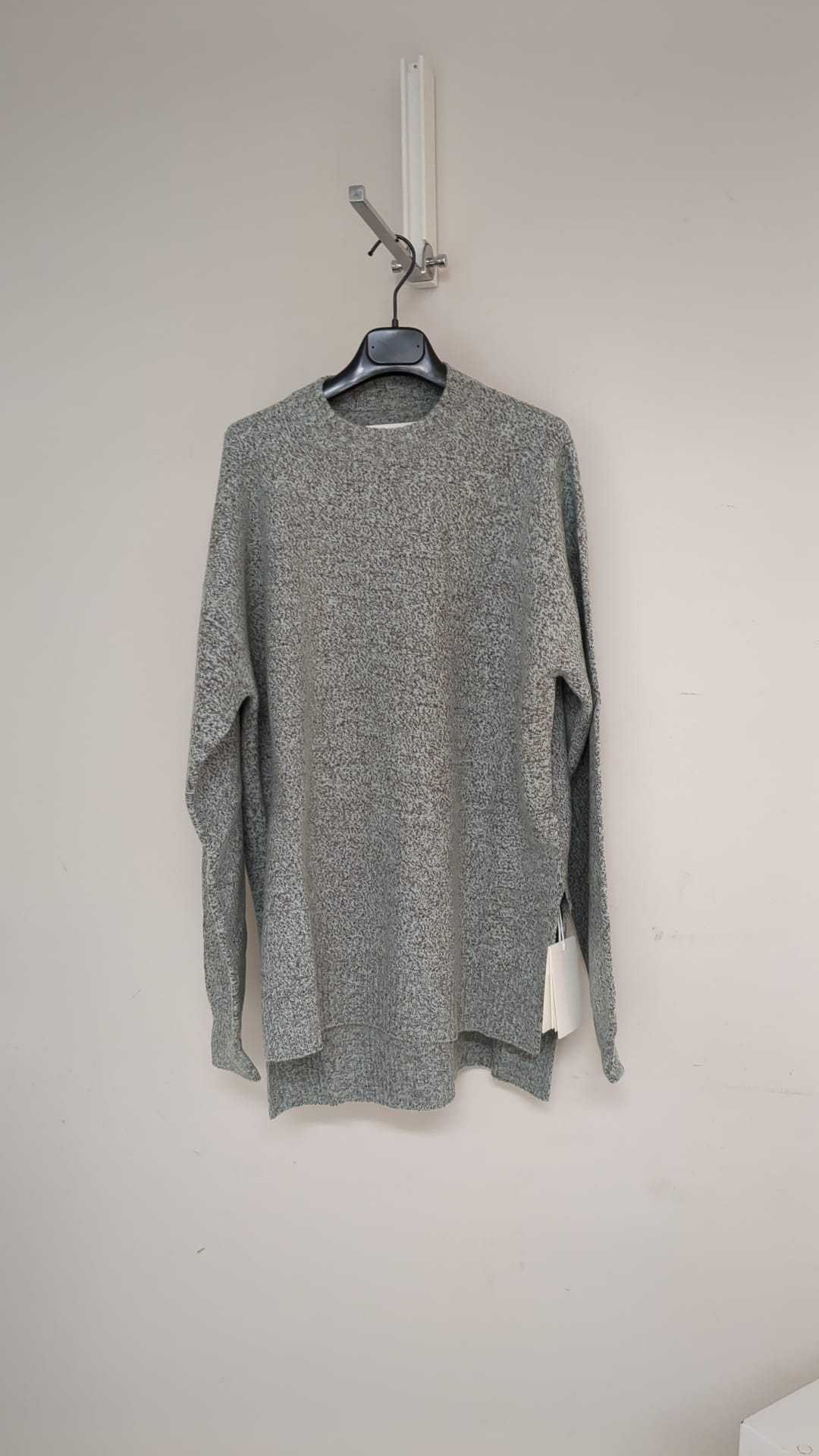 Jil Sander Long-sleeved Sweater In Gray