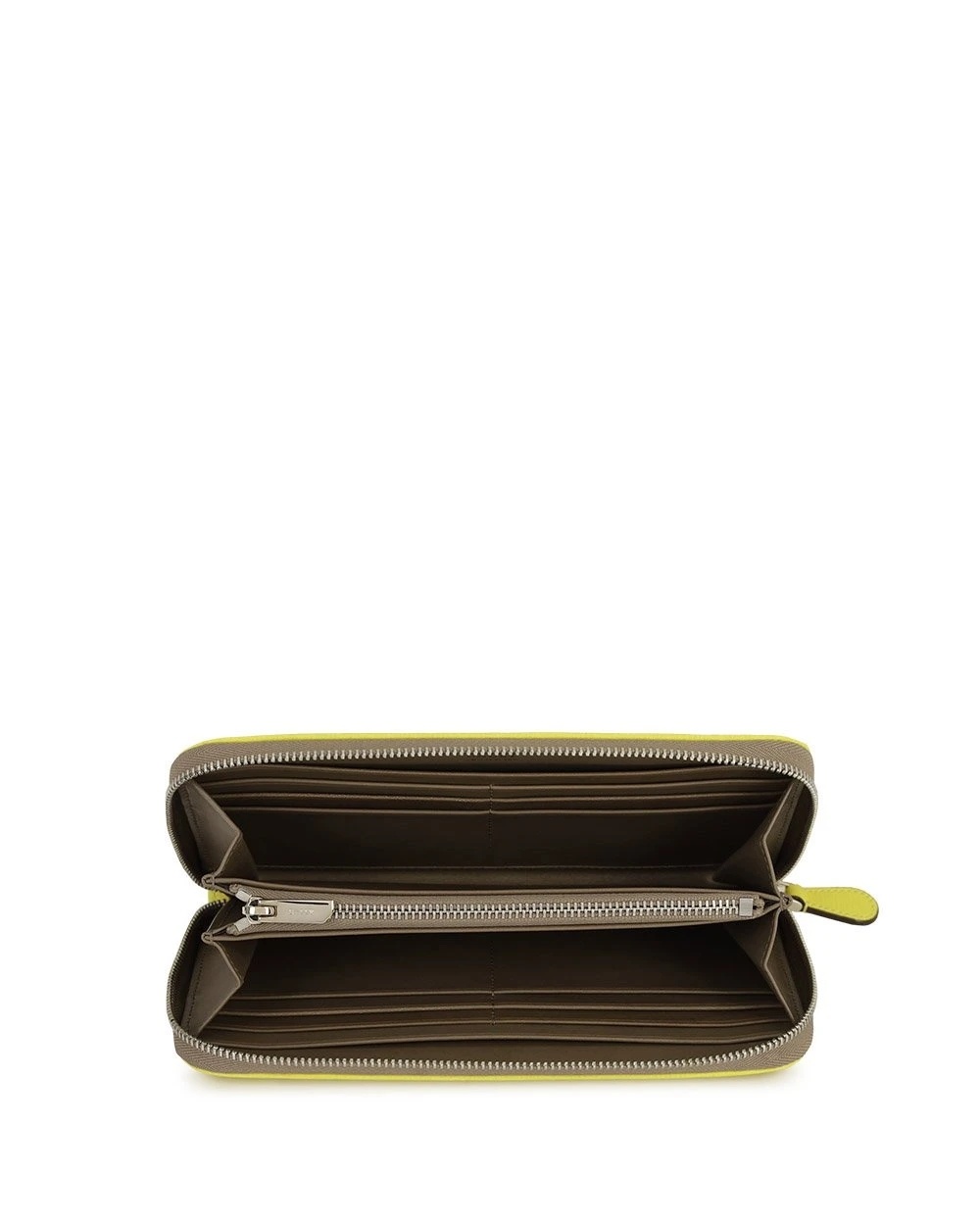 Bally Zipper Purse In Yellow