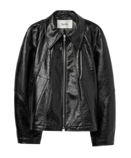 Séfr Long Sleeve Casual Jacket In Black