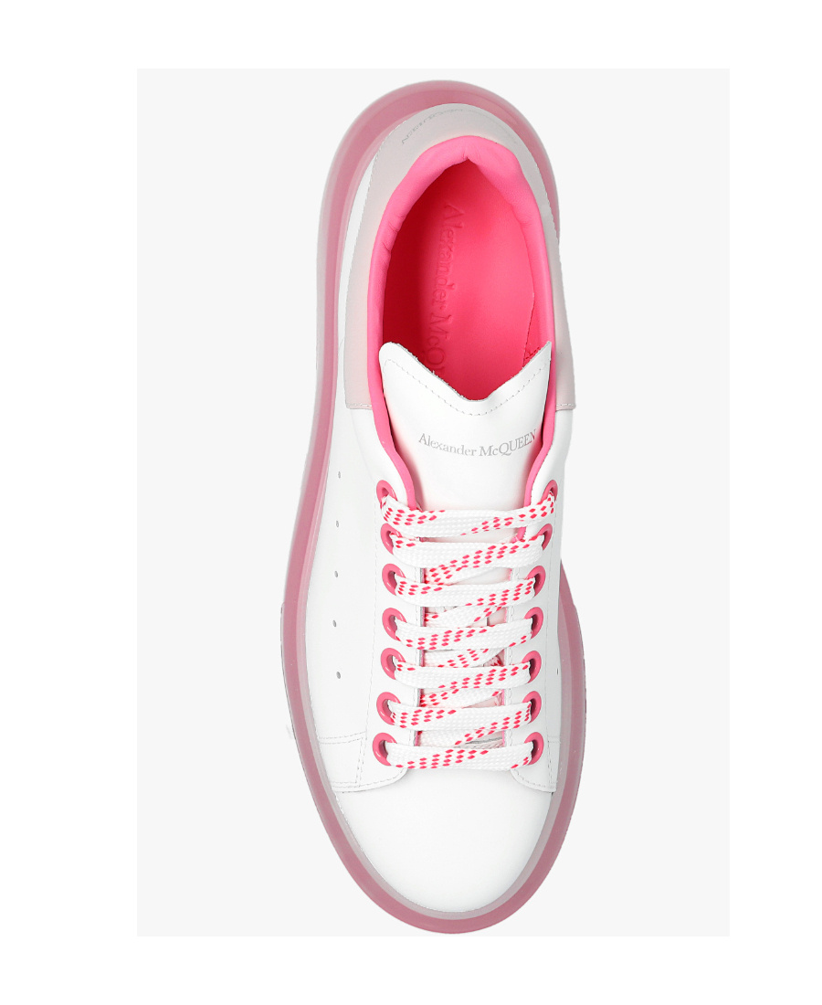 Alexander Mcqueen Gradient-effect Oversized Sneakers In White