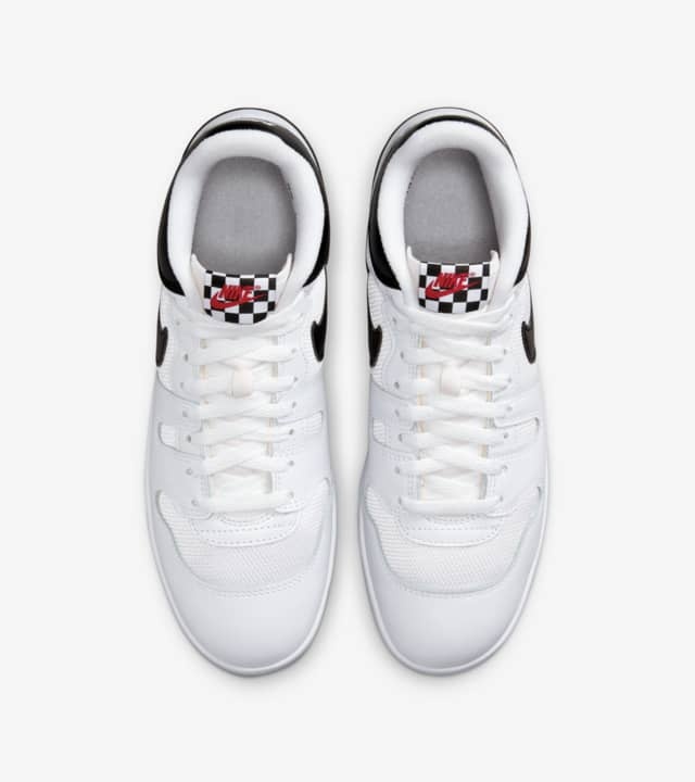 Nike Mac Attack Leather And Mesh Sneakers In White