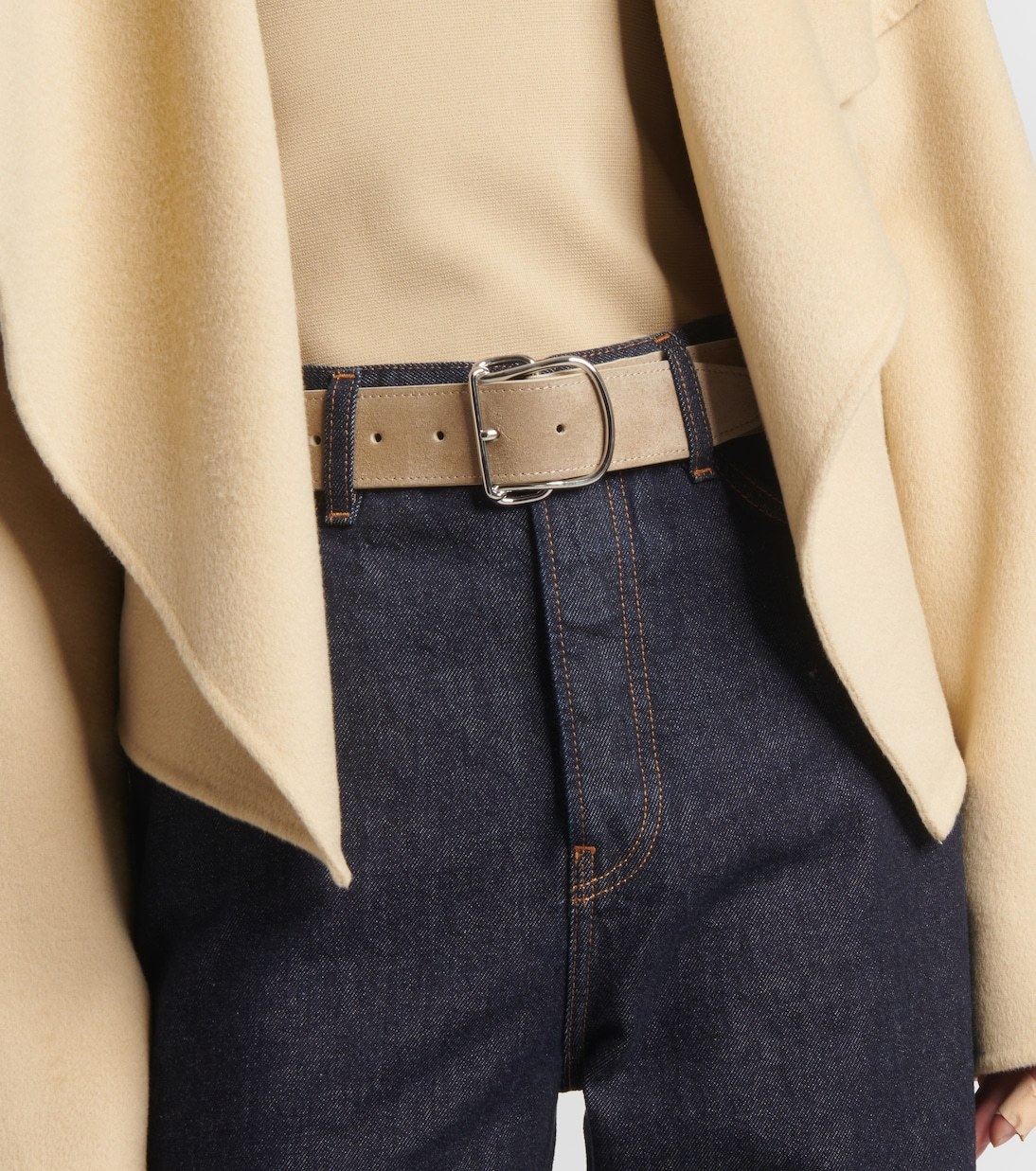 Totême Adjustable Waist Belt In Brown