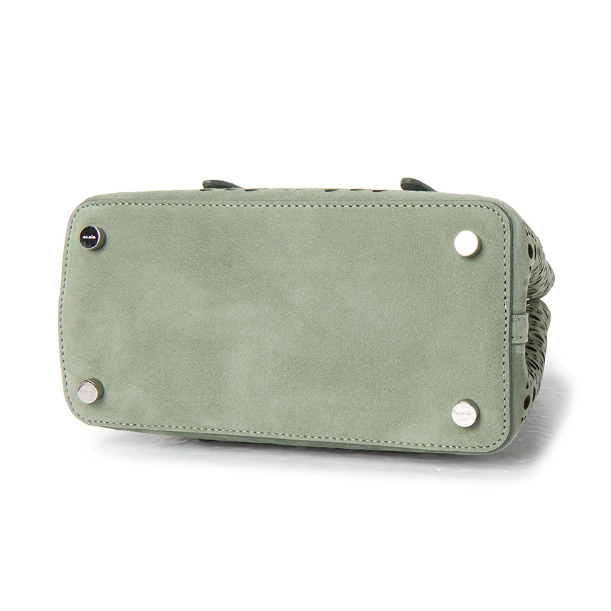 Alaïa Double Handle Tote Bag In Green