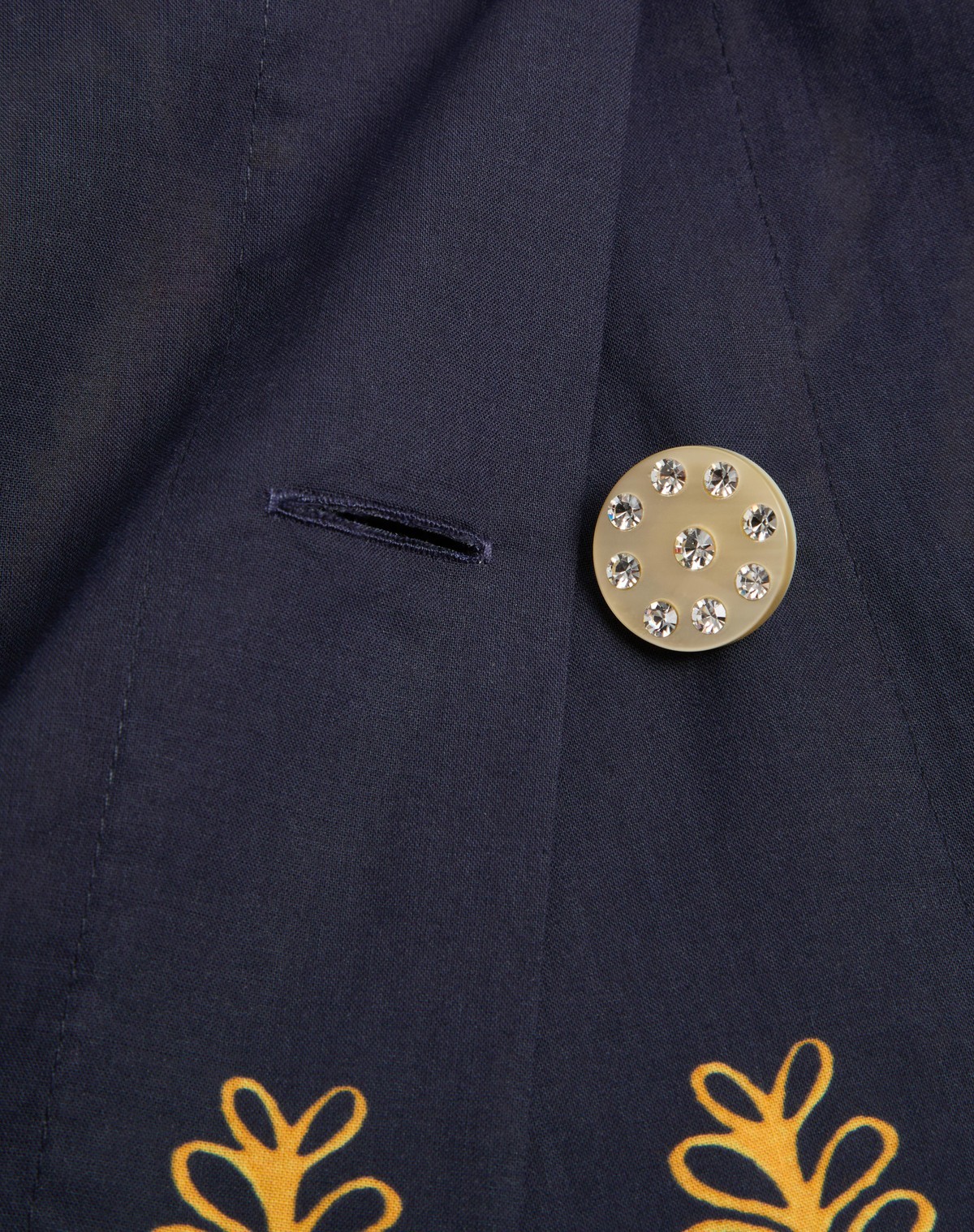 Valentino Paisley High Waist Skirt With Ruffled Hem In Indaco Multicolor