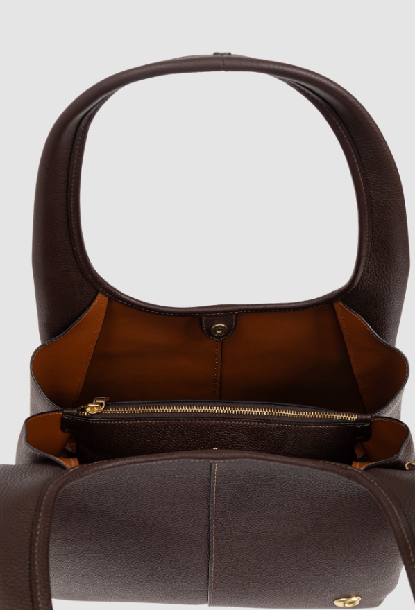 Coach Lana 25 Leather Crossbody Bag In Brown