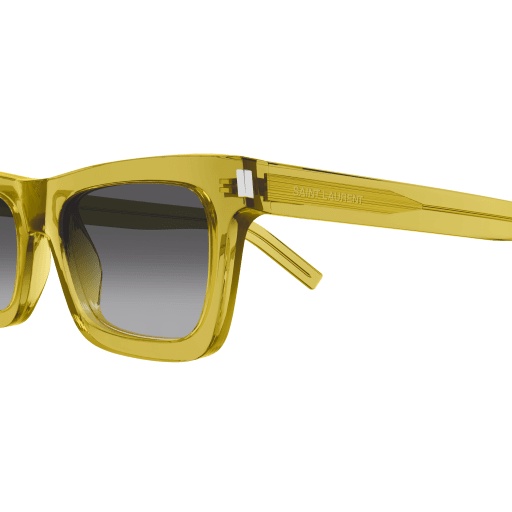 Saint Laurent Full Frame Sunglasses In Gray