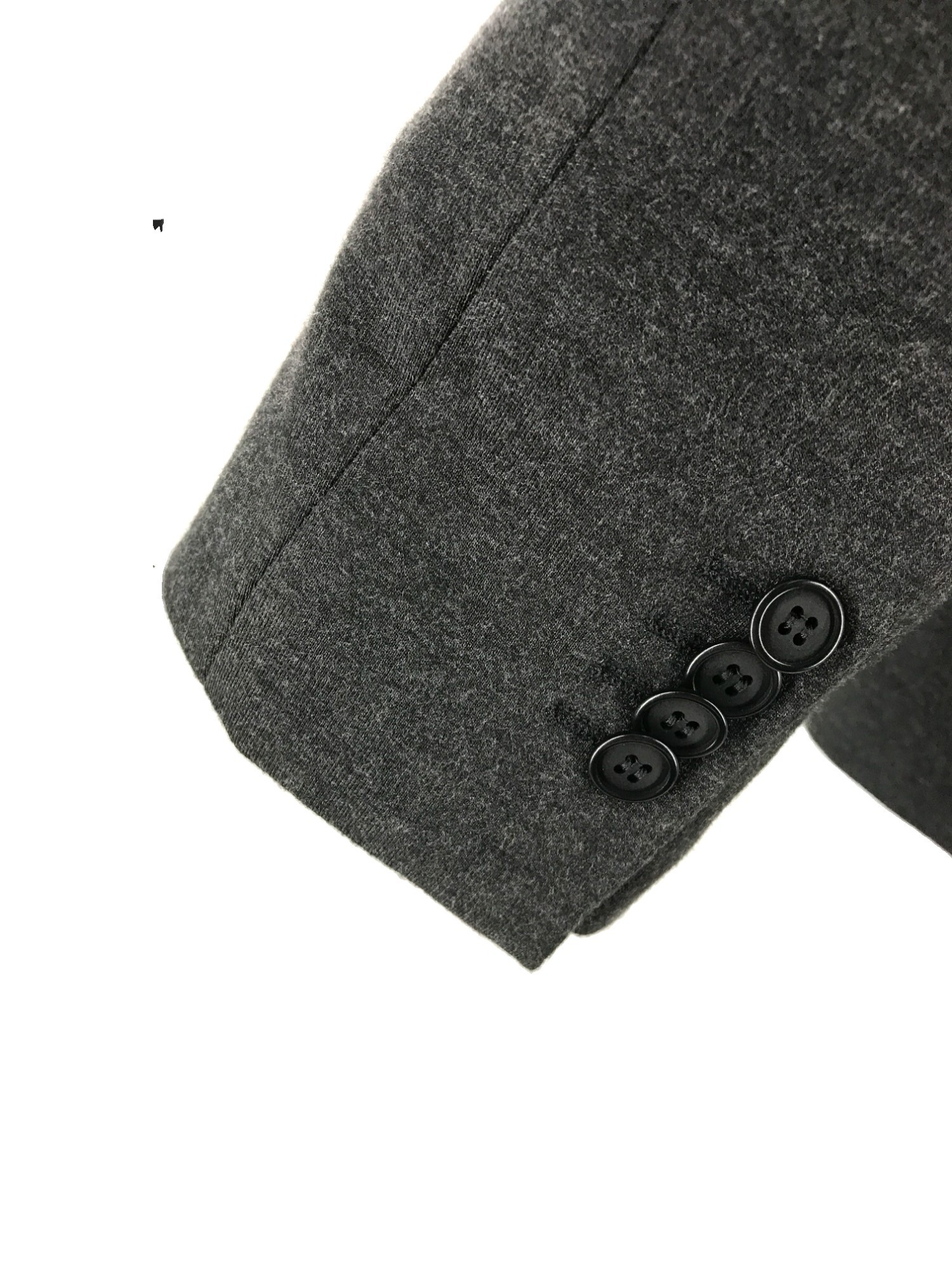 Giorgio Armani Long Sleeved Suit Jacket In Black